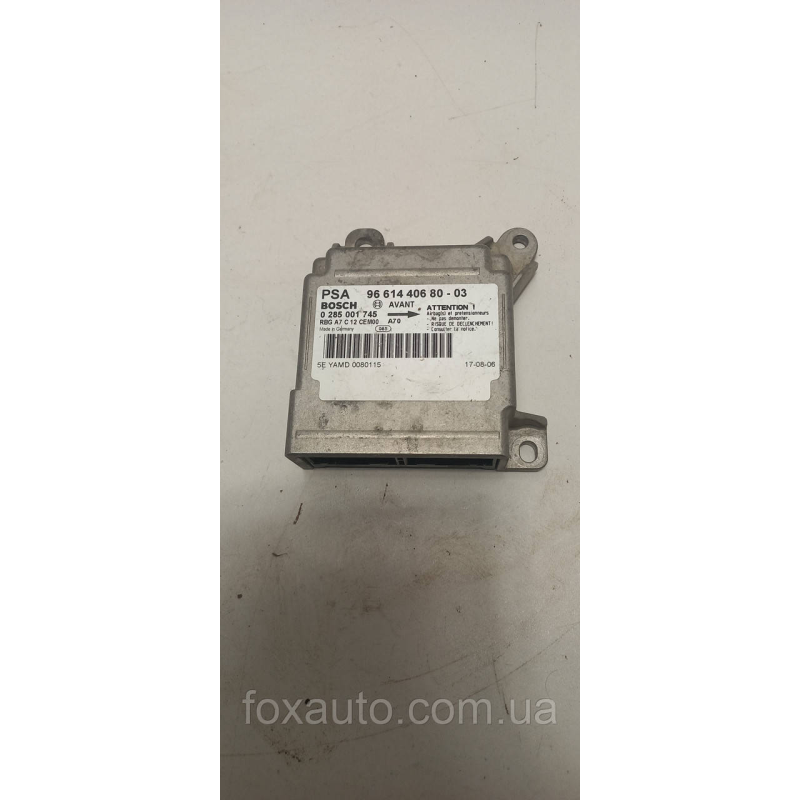 Блок управления AirBag Peugeot 207 9661440680-03 Блок управления AirBag Peugeot 207 9661440680-03