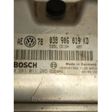 Блок управления двигателем Passat B5 038906019KD