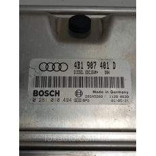 Блок управления двигателем ЭБУ Европа Оригинал  4B1907401D
