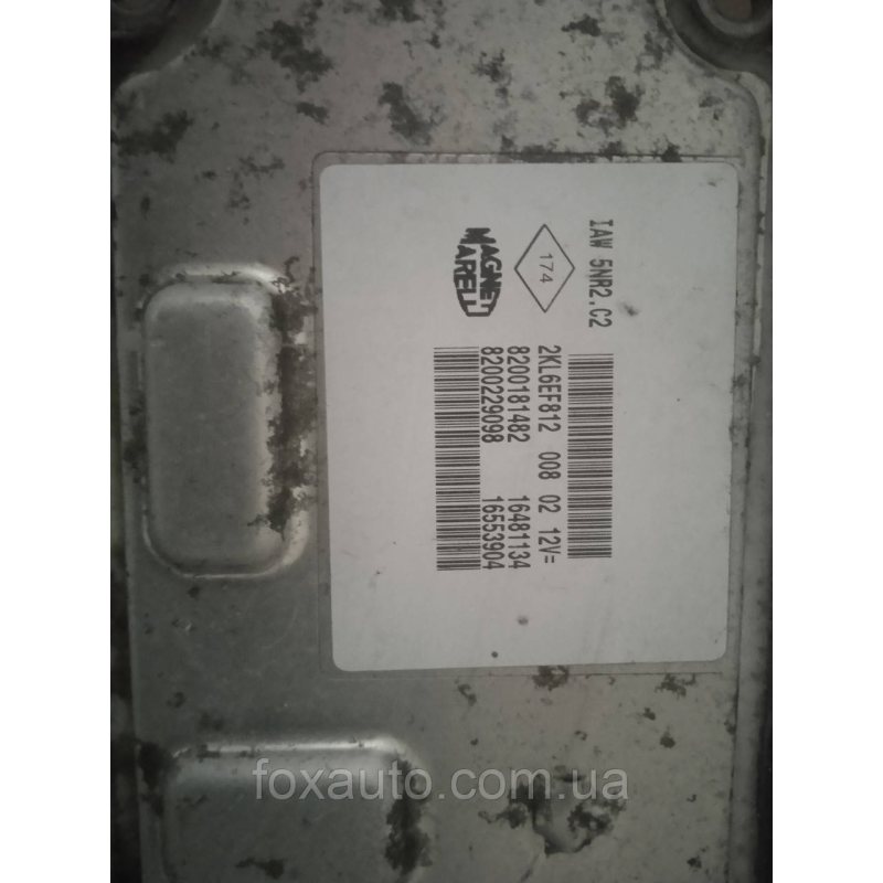 8200181482 - RENAULT CLIO II 1.2 16V КОНТРОЛЛЕР ДВИГАТЕЛЯ КОМПЬЮТЕР